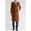 Braveman Knee Length Coat In Camel