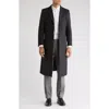 Braveman Knee Length Coat In Charcoal