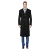 Braveman Knee Length Coat In Black