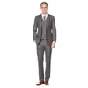 Braveman Premium Slim Fit 3-piece Suit In Gray