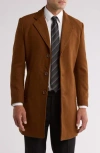 Braveman Tailored Wool Blend Jacket In Caramel