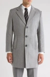 Braveman Tailored Wool Blend Jacket In Light Grey