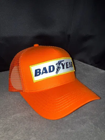 Pre-owned Bravest Studios Bad Year Hat In Orange