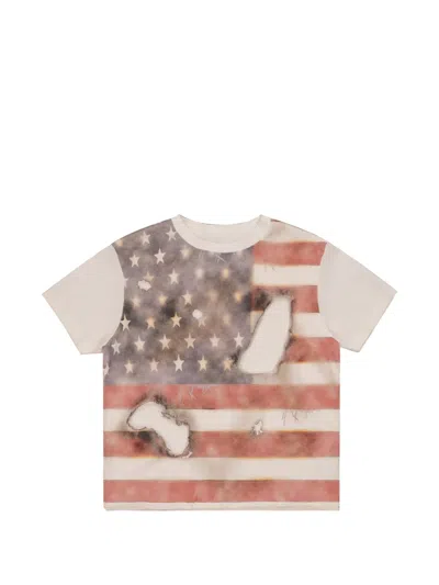 Bravest Studios Bravest Flag T-shirt In Neutrals