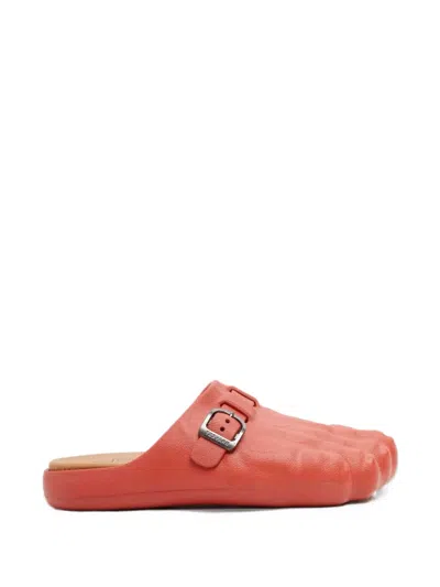 Bravest Studios Foot Buckle-fastening Mules In Pink