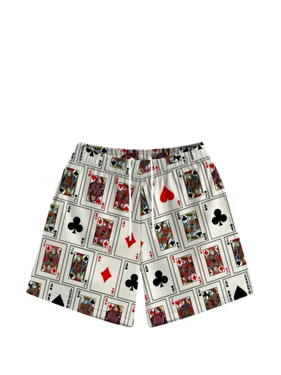 Bravest Studios Graphic-print Shorts In White