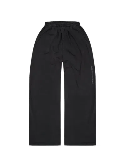 Bravest Studios Logo-print Baggy Track Pants In Black