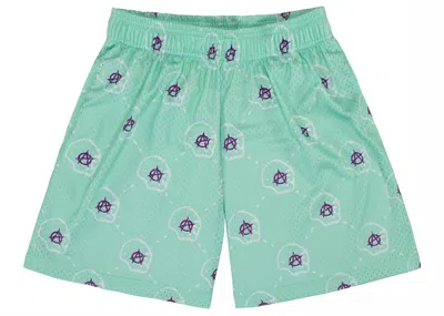 Pre-owned Bravest Studios Men's  Anarchy Shorts In Light Green