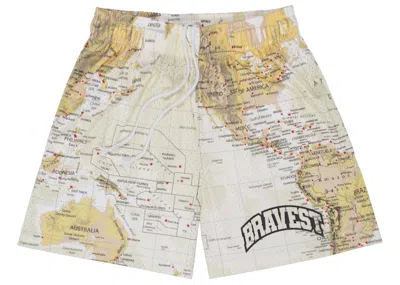 Pre-owned Bravest Studios Men's  Atlas Shorts In Tan