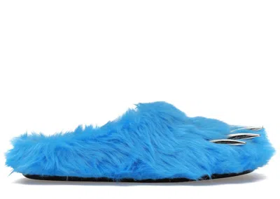 Pre-owned Bravest Studios Men's  Bear Claw Mule Sneakers In Blue