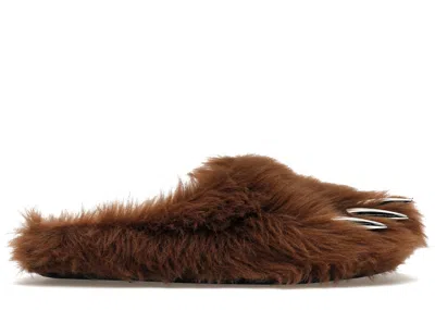 Pre-owned Bravest Studios Men's  Bear Claw Mule Sneakers In Brown