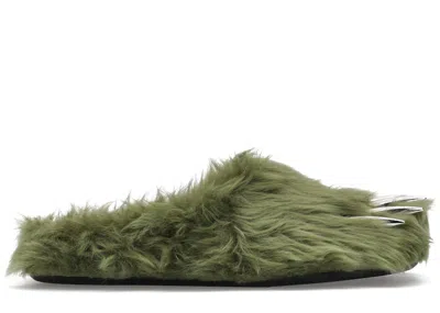 Pre-owned Bravest Studios Men's  Bear Claw Mule Sneakers In Green