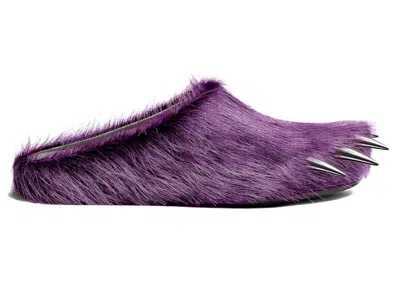 Pre-owned Bravest Studios Men's  Bear Claw Mule Sneakers In Purple