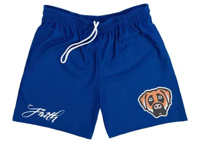 Pre-owned Bravest Studios Men's  Faith Shorts In Blue