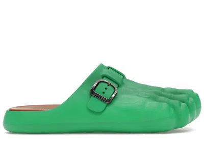 Pre-owned Bravest Studios Men's  Foot Clog Sneakers In Green