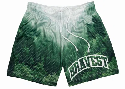 Pre-owned Bravest Studios Men's  Forest Shorts In Multi