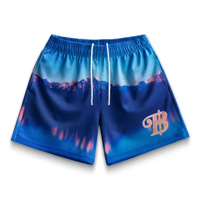 Pre-owned Bravest Studios Men's  Geneva Shorts In Blue