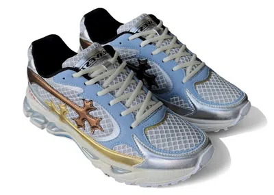 Pre-owned Bravest Studios Men's  Kross Kountry Runner Gold Medal Sneakers In Olympic