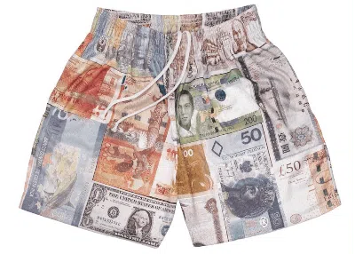 Pre-owned Bravest Studios Men's  Money Shorts In Multi