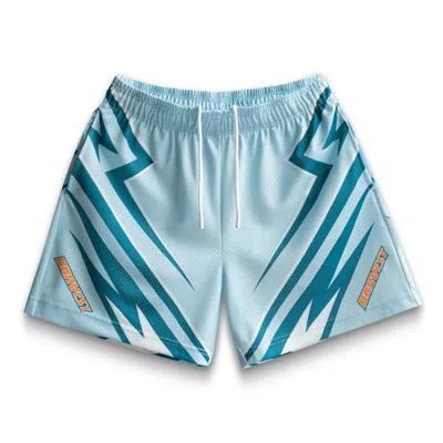 Pre-owned Bravest Studios Men's  Moto Shorts In Blue