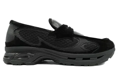Pre-owned Bravest Studios Men's  Runner Loafer Sneakers In Black