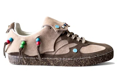 Pre-owned Bravest Studios Men's  Western Sneaker Sneakers In Brown