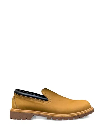 Bravest Studios Nubuck Lug-sole Loafers In Brown