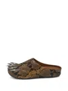 Bravest Studios Snake Claw Mules In Multi