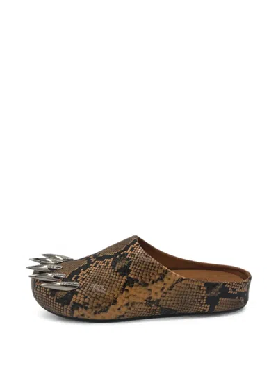 Bravest Studios Snake Claw Mules In Multi