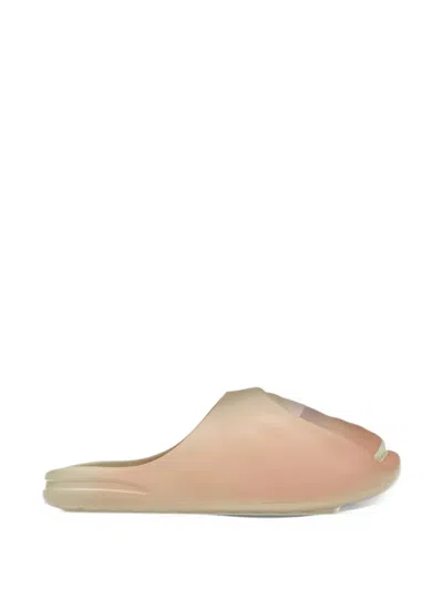 Bravest Studios Toe Round-toe Flat Mules In Neutral