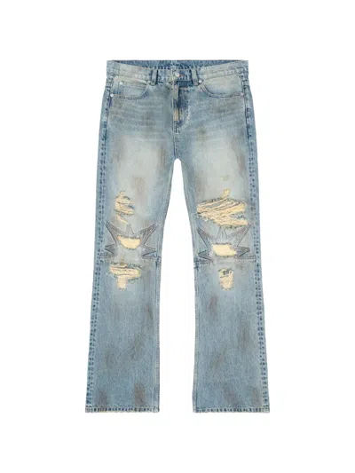 Bravest Studios Urchin Dirty Wash Loose-fit Jeans In Blau