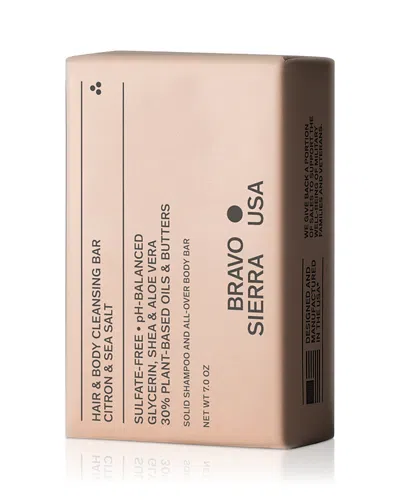 Bravo Sierra Citron & Sea Salt Hair & Body Cleansing Bar 7 Oz.
