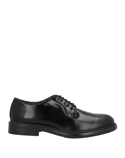 Brawn's Man Lace-up Shoes Black Size 6 Leather