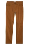 Brax Cadiz Marathon Cotton Stretch Twill Straight Leg Pants In Brown