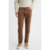 Brax Cadiz Straight Leg Stretch Twill Pants In Brown