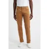 Brax Cadiz Straight Leg Stretch Twill Pants In Brown