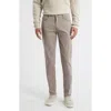 Brax Cadiz Straight Leg Stretch Twill Pants In Gray