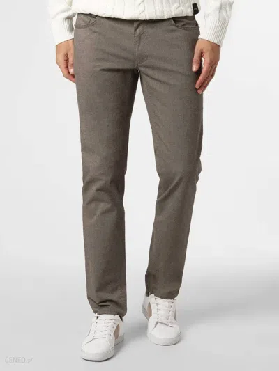 Brax Chuck Five-pocket Jersey Pant In Walnut In Brown