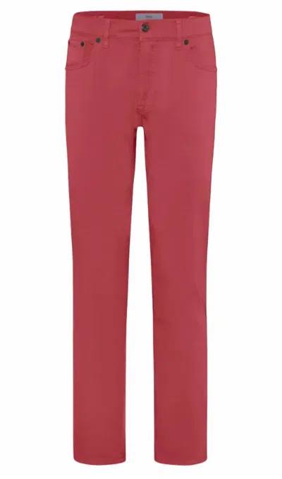 Brax Chuck Hi-flex Modern Fit Pant In Indian Red In Multi