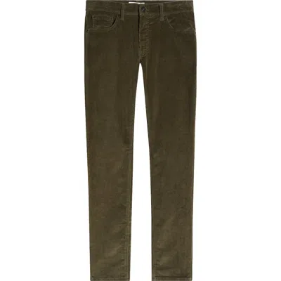 Brax Chuck Modern Fit Stretch Corduroy 5-pocket Pants In Olive