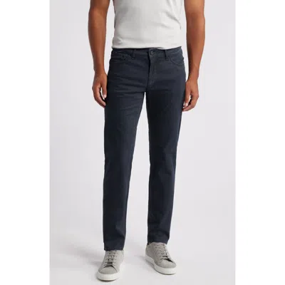 Brax Cooper Hi Flex Microprint Five-pocket Straight Leg Pants In Dark Navy