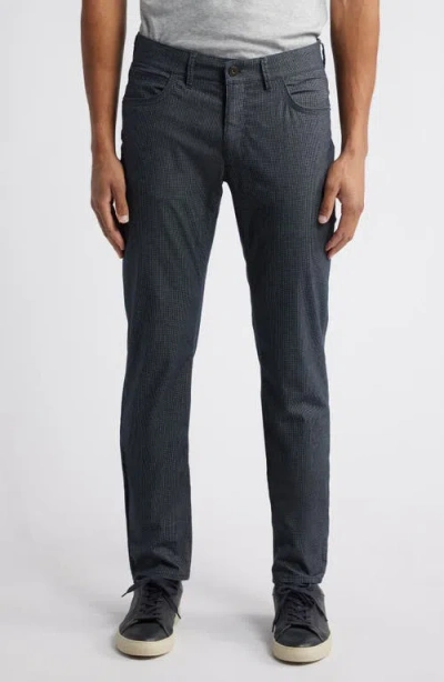 Brax Chuckwdx Microcheck Modern Fit Stretch Pants In 23-midnight