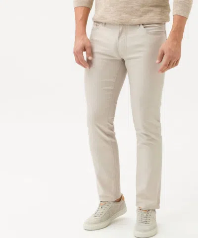 Brax Cooper Fancy 5 Pocket Pants In Bone In Neutral