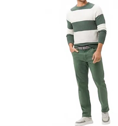 Brax Cooper Fancy Marathon Pants In Agave In Green
