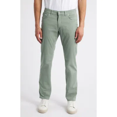 Brax Cooper Fusion Flex Microprint Regular Fit Straight Leg Pants In Thyme