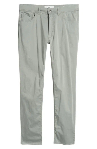 Brax Cooper Microprint Ultralight Five-pocket Trousers In Avocado