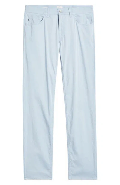 Brax Cooper Microprint Ultralight Regular Fit Straight Leg Pants In Cloud