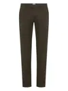 Brax Evans Buttoned Trousers In Brown
