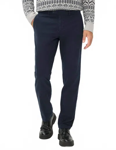 Brax Evans Flat Front Pant In Midnight In Blue