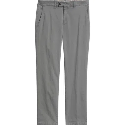 Brax Evans Flat Front Straight Leg Chinos In Gray